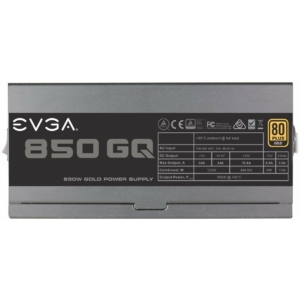 EVGA 850 GQ, 80+ GOLD 850W, Semi Modular  (210-GQ-0850-V2)