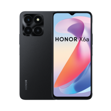 Honor X6a 4/128GB DualSIM okostelefon, fekete