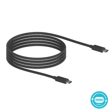  Moto USB Cable USB-C to USB-C 2m – Black (SJC00CCB20)