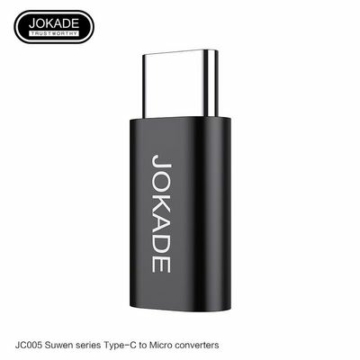 JOKADE Suwen USB Type C / Micro USB Female Adapter - Fekete (JC005)