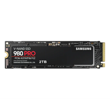 Samsung SSD 2TB 980 PRO M.2 2280 PCIe 4 x4 NVMe (MZ-V8P2T0BW)