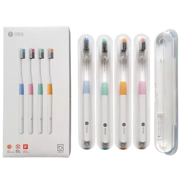 Xiaomi - Dr. Bei - Bass 4+1 Toothbrush fogkefe szett tokkal