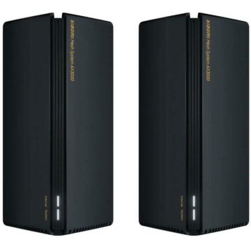 XIAOMI Mesh System AX3000 WiFi rendszer, 2 darabos - fekete (DVB4287GL)