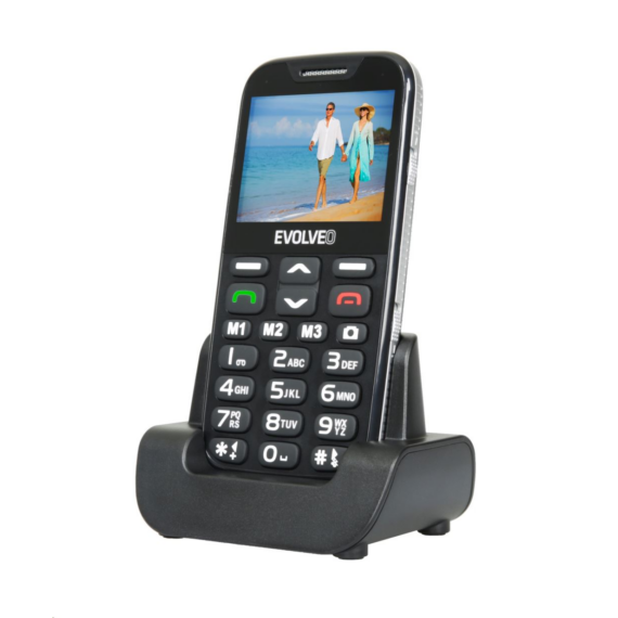 EVOLVEO EasyPhone XD EP-600 Mobiltelefon - Fekete (EP-600-XDB)