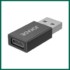 Kép 3/5 - JOKADE Qianming USB 2.0 / USB Type-C Adapter - Fekete (JC006)